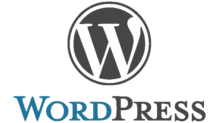 WordPress logo with transparency